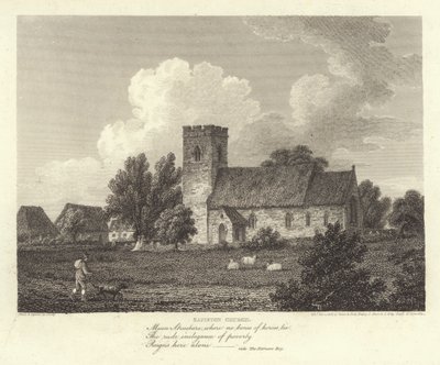 Robert Bloomfield, költő: Sapiston Church (metszet) alkotó: J. Greig