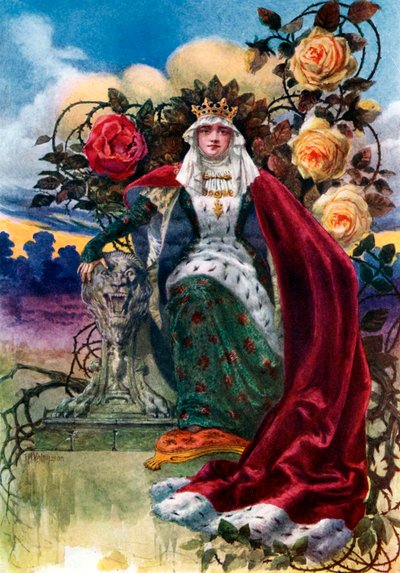 A rózsák királynője, 1908-1909. alkotó: J. H. Valda