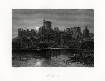 Windsori kastély, Berkshire, 19. század alkotó: J. Horsburgh