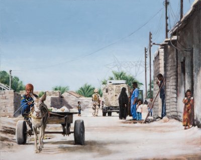 THE DONKEY, 2008 (olajfestmény) alkotó: J Hugh L Beattie