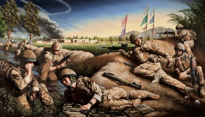 The Break In, 2010-2015 (olaj, vászon) alkotó: J Hugh L Beattie