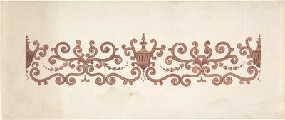 Paneldekorációs terv, 1828-40. alkotó: J Hulme