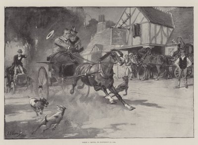 Ló motor ellen, avagy szökés 1900-ban alkotó: J. J. Waugh