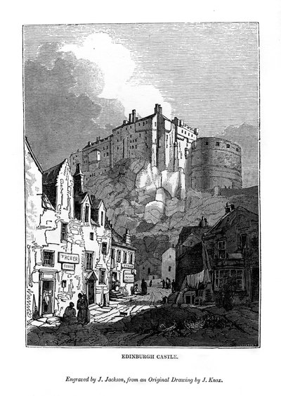 Edinburgh-i kastély, 1535-1570 1843 alkotó: J. Jackson
