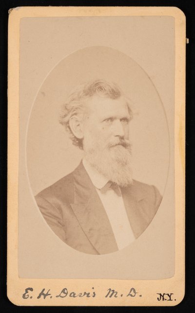 Edwin Hamilton Davis portréja 1811-1888, 1888 előtt. alkotó: J Kraft
