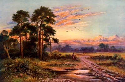„Őszi naplemente”, 1911-1912. alkotó: J Maurice