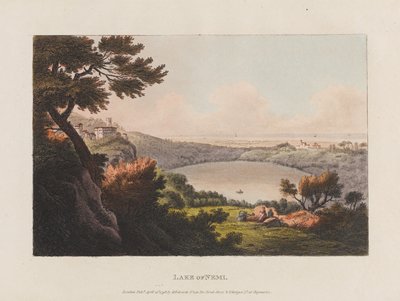 Nemi-tó alkotó: J. Merigot