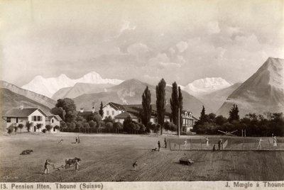 Panzió Liten, Thun, Svájc, 1885. alkotó: J Moegle