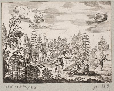 Illusztráció: Adam Olearius: „Perzsa Rosenthal, Schich Saadi zseniális költő […]”, Schleswig 1660 alkotó: J. Muller