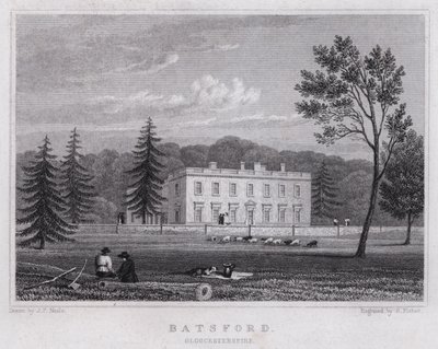 Batsford, Gloucestershire (metszet) alkotó: John Preston Neale