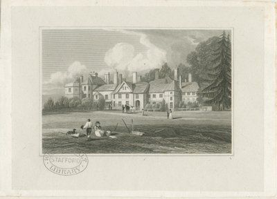 Hagley Hall: metszet, nd [1780-1847] alkotó: John Preston Neale