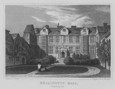 Heslington Hall, Yorkshire (metszet) alkotó: John Preston Neale