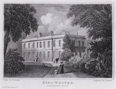 King-Weston, Somersetshire (metszet) alkotó: John Preston Neale