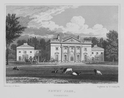 Newby Park, Yorkshire (metszet) alkotó: John Preston Neale