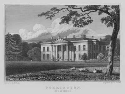 Porkington, Shropshire (metszet) alkotó: John Preston Neale