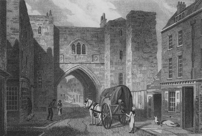 Szent János-kapu, Clerkenwell (metszet) alkotó: John Preston Neale