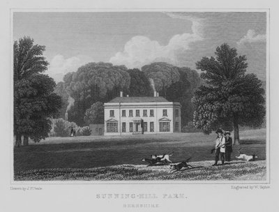 Sunning-Hill Park, Berkshire (metszet) alkotó: John Preston Neale
