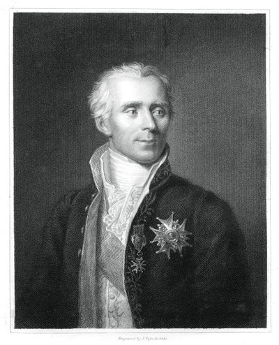Pierre Simon Laplace francia matematikus és csillagász, 1833. alkotó: J. Posselwhite