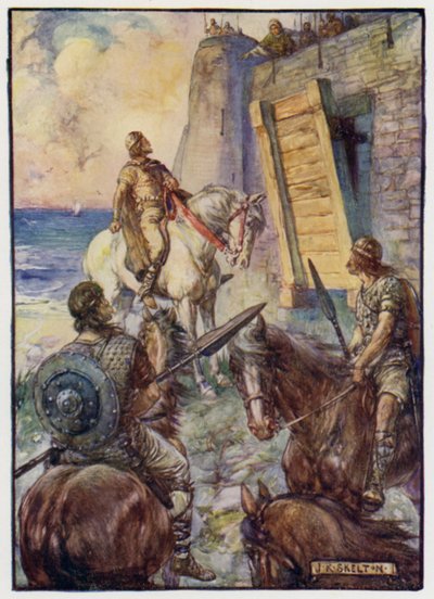 Látod azt a kis vitorlát a tengerre? Ott van Macduff alkotó: J. R. Skelton