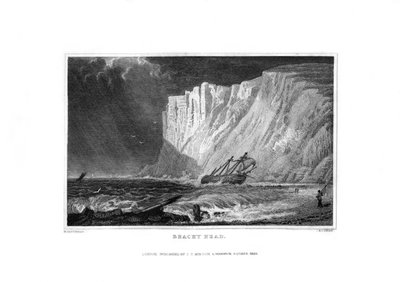 Beachy Head, East Sussex, 1829. alkotó: J. Rogers