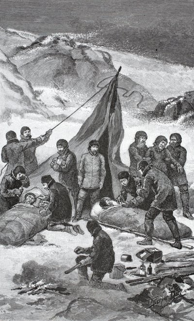 The Rescue, 1884. június 23., pub. London 1886 alkotó: J. Steeple Davis