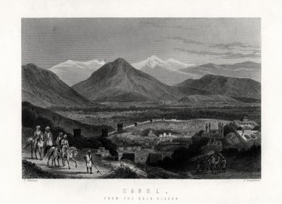 Cabul, a Bala Hissarból, 1883 alkotó: J. Stephenson