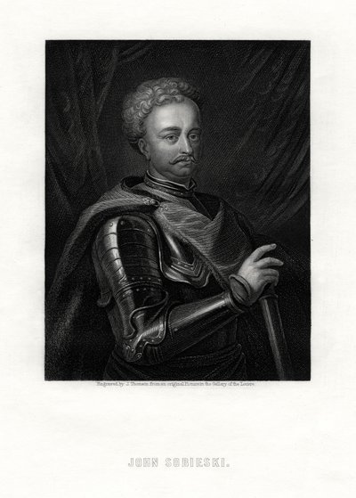 Jan III Sobieski, a Lengyel-Litván Nemzetközösség uralkodója, XIX. alkotó: J. Thomson