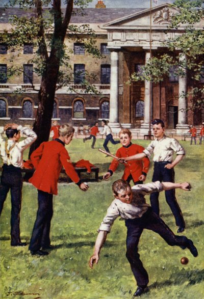 Soldier Boys at Play (színes litó) alkotó: J. Williamson