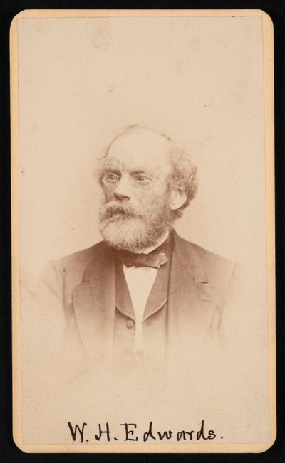 William Henry Edwards portréja 1822-1909, 1870-es évek 1880-as évek körül. alkotó: J and W Vincent