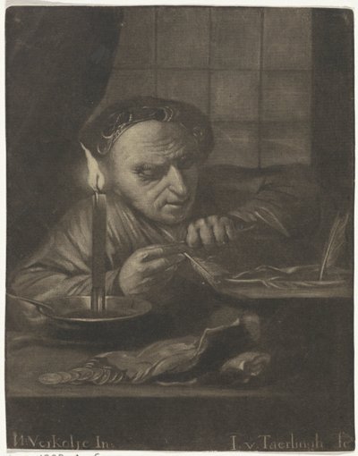 Ceruzahegyező alkotó: J. van Taerlingh