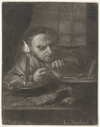 Ceruzahegyező alkotó: J. van Taerlingh