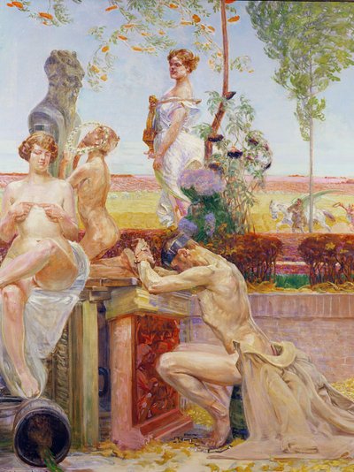 Allegorikus alakok, 1913 alkotó: Jacek Malczewski