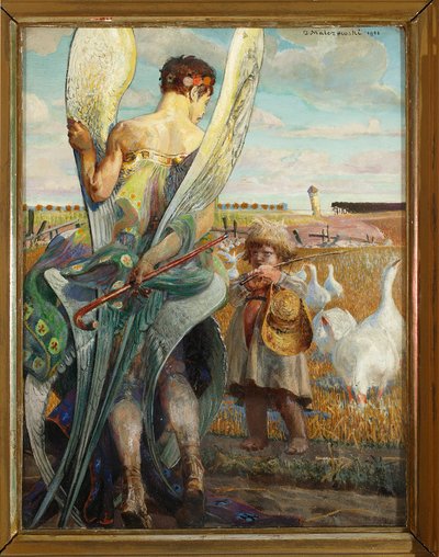 Angyal, követni foglak alkotó: Jacek Malczewski
