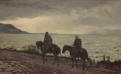 Don Quijote és Sancho Panza alkotó: Jacek Malczewski