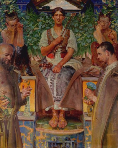 Hódolat a művészetnek és a múzsának alkotó: Jacek Malczewski