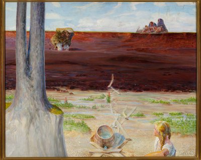 Életem - a triptichon bal oldali része alkotó: Jacek Malczewski