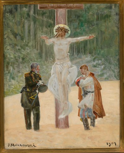 Kibékülés (Szimbolikus jelenet az 1863-as felkelésből) alkotó: Jacek Malczewski