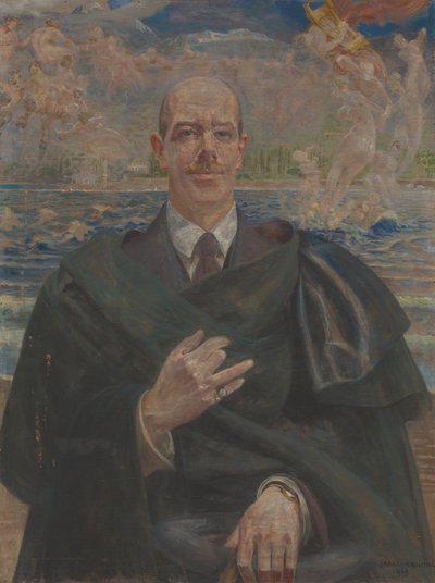 Alfred Biesiadecki portréja alkotó: Jacek Malczewski