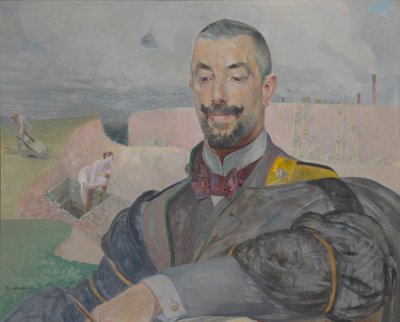 Erazm Barącz portréja alkotó: Jacek Malczewski