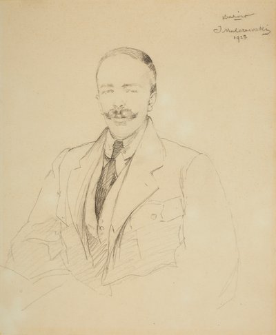 Feliks Konopka (1888–1982) portréja alkotó: Jacek Malczewski