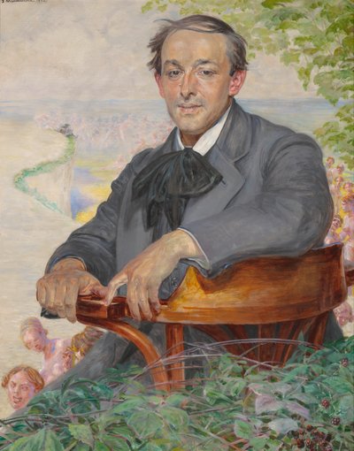 Marcin Samlicki portréja alkotó: Jacek Malczewski
