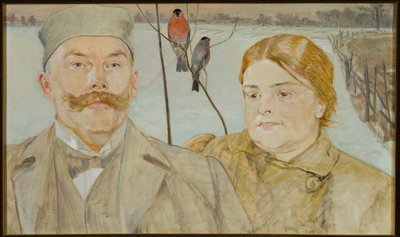 Wacław és Helena Karczewski portréja alkotó: Jacek Malczewski