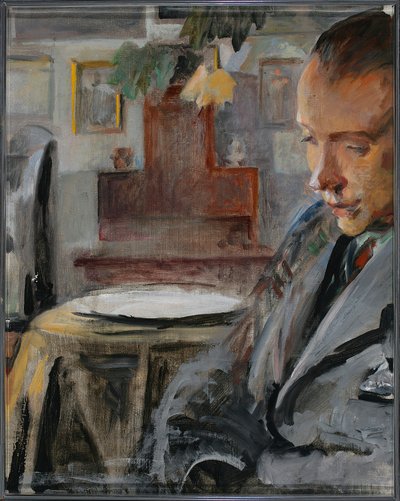 Portrétanulmány (a művész fia, Rafał) alkotó: Jacek Malczewski