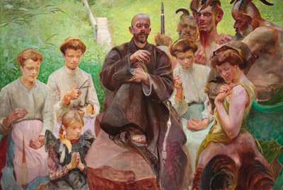 Szent Ferenc alkotó: Jacek Malczewski