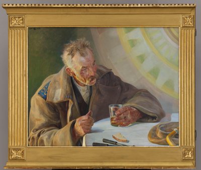 A száműzött - a triptichon bal oldali része alkotó: Jacek Malczewski