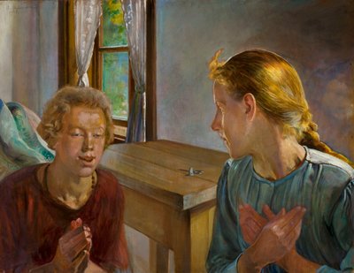 Angyali üdvözlet alkotó: Jacek Malczewski