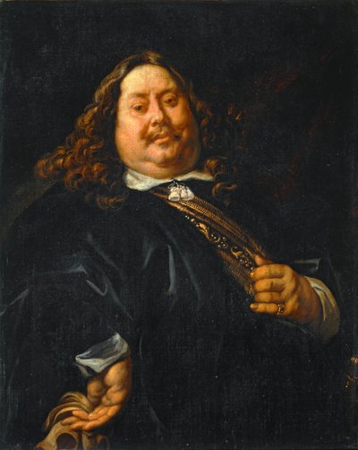 Portrait of an obese person, korábbi nevén Portrait of Admiral Michel-Adrien Ruyter - Portrait of an obese person ... alkotó: Jacob (studio of) Jordaens