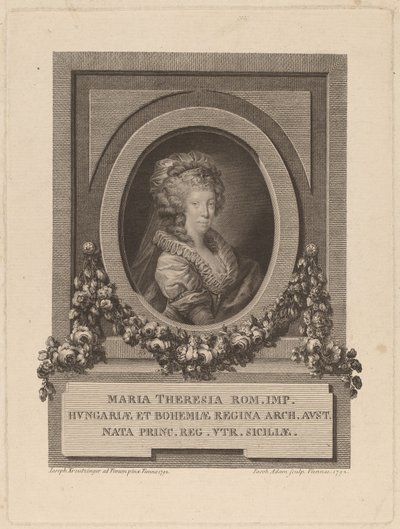 Marie-Thérèse, római római császárné, 1792. alkotó: Jacob Adam