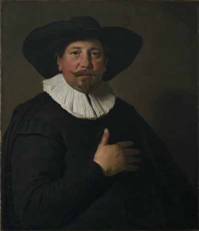 Egy férfi portréja, 1638 körül alkotó: Jacob Adriensz Backer