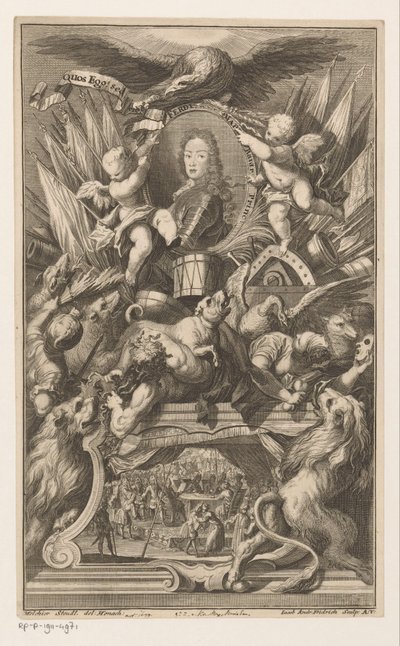 Bajor Ferdinánd portréja alkotó: Jacob Andreas Fridrich (I)